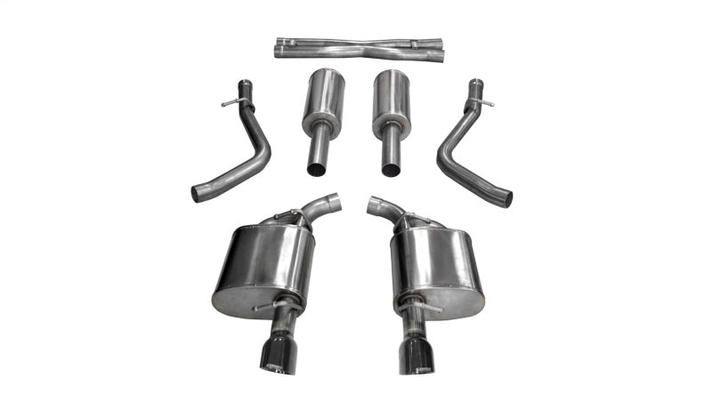 CORSA Performance Corsa 2017-2020 Dodge Charger 5.7L V8 Xtreme Cat-Back Dual Rear Exit w/4.5in Black Tips