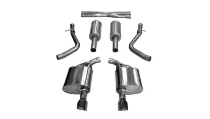 CORSA Performance Corsa 2017-2020 Dodge Charger 5.7L V8 Xtreme Cat-Back Dual Rear Exit w/4.5in Black Tips