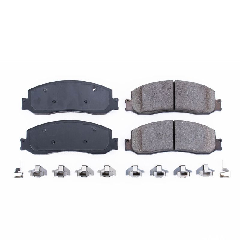 PowerStop Power Stop 2012 Ford F-250 Super Duty Front Z17 Evolution Ceramic Brake Pads w/Hardware