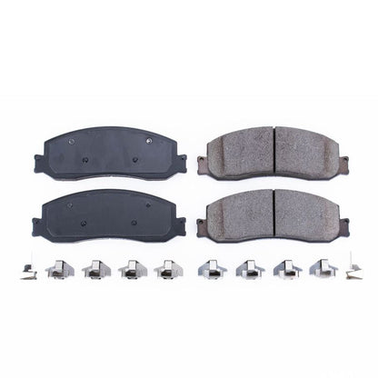 PowerStop Power Stop 2012 Ford F-250 Super Duty Front Z17 Evolution Ceramic Brake Pads w/Hardware