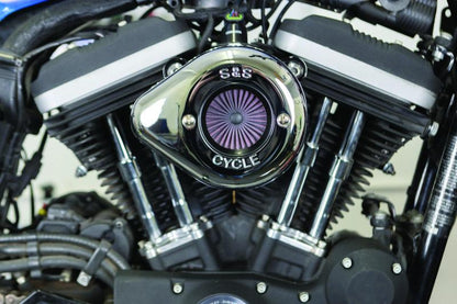 S&S Cycle 2007+ XL Models Stealth Air Stinger w/ Chrome Teardrop