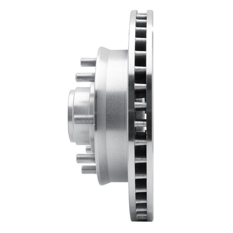 R1 Concepts R1 92-02 Chevrolet Suburban 2500 Front Left Drilled & Slotted Silver Brake Rotor