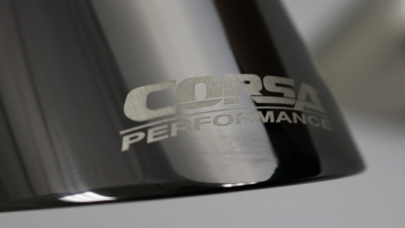 CORSA Performance Corsa 2011-2024 Single Universal 2.5in Inlet / 4.5in Outlet Black PVD Pro-Series Tip Kit
