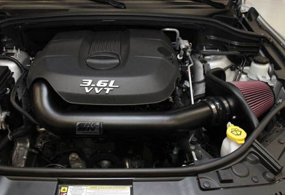 K&N Engineering K&N High Flow Performance Intake Kit 11 Jeep Grand Cherokee 3.6L V6 / 11 Dodge Durango 3.6L V6