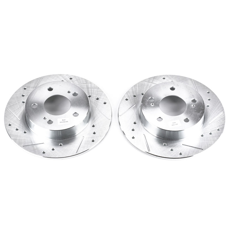 PowerStop Power Stop 96-01 Infiniti I30 Rear Evolution Drilled & Slotted Rotors - Pair