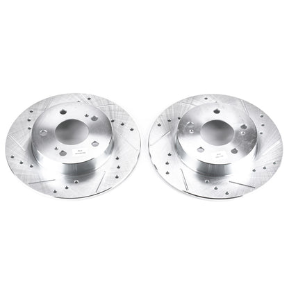 PowerStop Power Stop 96-01 Infiniti I30 Rear Evolution Drilled & Slotted Rotors - Pair
