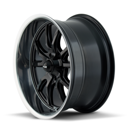 Ridler Wheels Ridler 650 20x8.5 / 5x120.65 BP / 0mm Offset / 83.82mm Hub Matte Black Polished Wheel