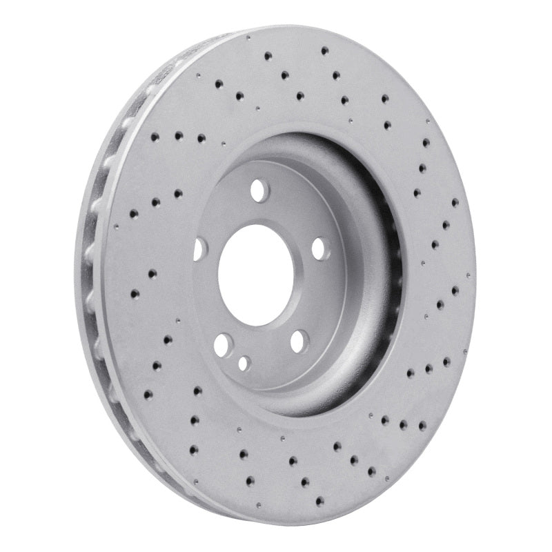 DFC 14-20 Infiniti QX30 Front Drilled Hi-Carbon Alloy Geomet Coated Rotor