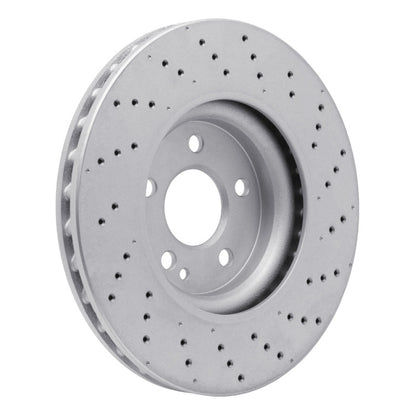 DFC 14-20 Infiniti QX30 Front Drilled Hi-Carbon Alloy Geomet Coated Rotor