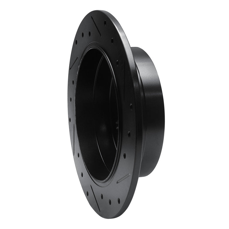 R1 Concepts R1 06-11 Mercedes-Benz B200 Rear Left Drilled & Slotted Black Brake Rotor