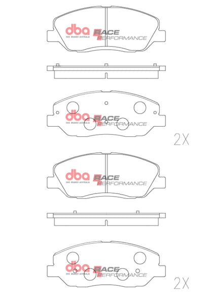 DBA 2022+ Hyundai i20 N Front RP Performance Brake Pads