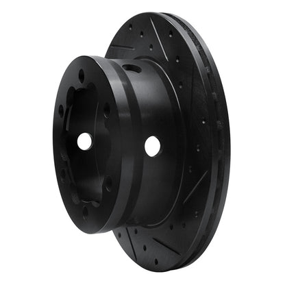 R1 Concepts R1 02-06 Dodge Sprinter 3500 Rear Right Drilled & Slotted Black Brake Rotor