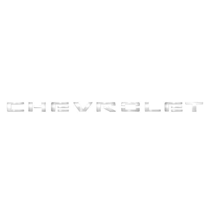 Putco 19-20 Chevy Silverado LD - Grille Letters - Stainless Steel Chevrolet Letters