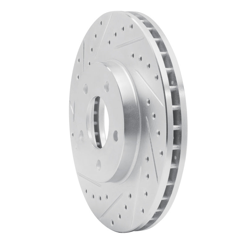R1 Concepts R1 01-07 Buick Rendezvous Front Left Drilled & Slotted Silver Brake Rotor