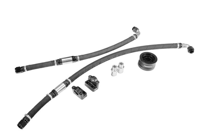 Perrin Performance PERRIN 15-26 Subaru WRX Oil Cooler Relocation Kit (Upgrade to Top Mounted from PSP-OIL-111)