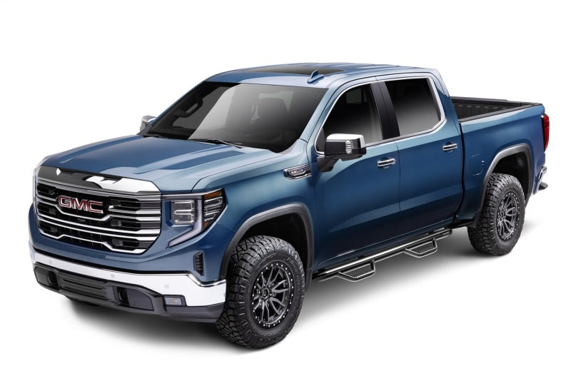 N-Fab Nerf Step 2019 Chevy/GMC 1500 Crew Cab - Cab Length Gloss - Black - 3in
