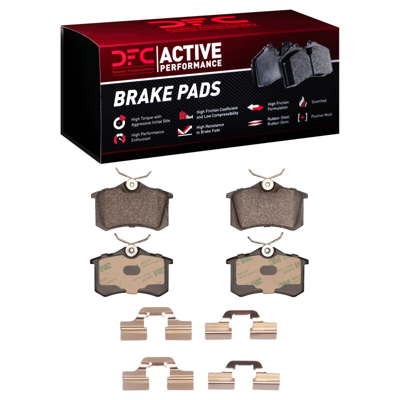 DFC 99-15 Audi TT Rear Active Performance Pads and Hardware Kit