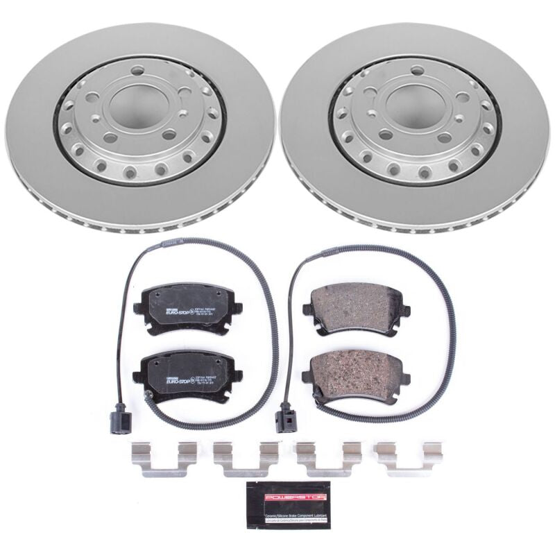 PowerStop Power Stop 03-10 Audi A8 Quattro Rear Euro-Stop Brake Kit