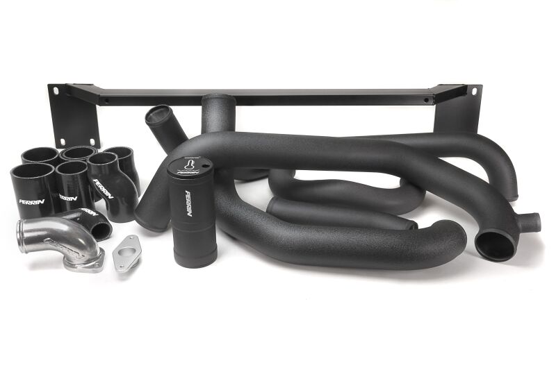 Perrin Performance PERRIN 08-14 Subaru WRX Front Mount Intercooler Boost Tube Kit - Black