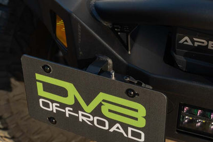 DV8 Offroad Universal Quick Release D-Ring License Plate Mount