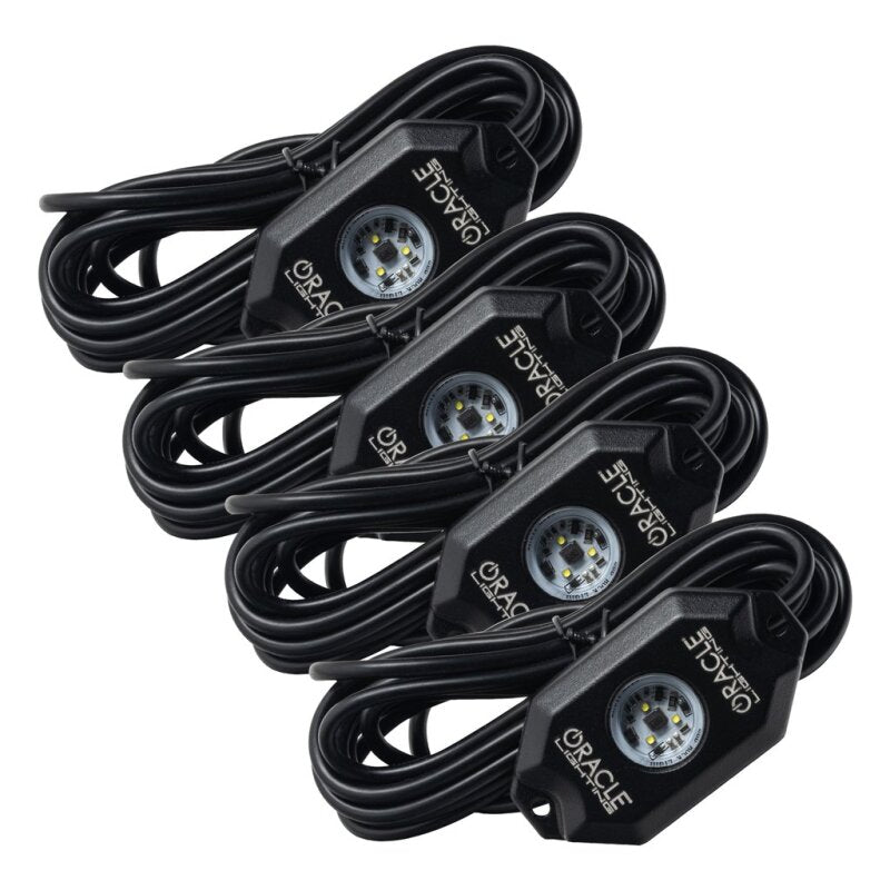 ORACLE Lighting Oracle Underbody Wheel Well Rock Light Kit - White (4PCS) - 5000K