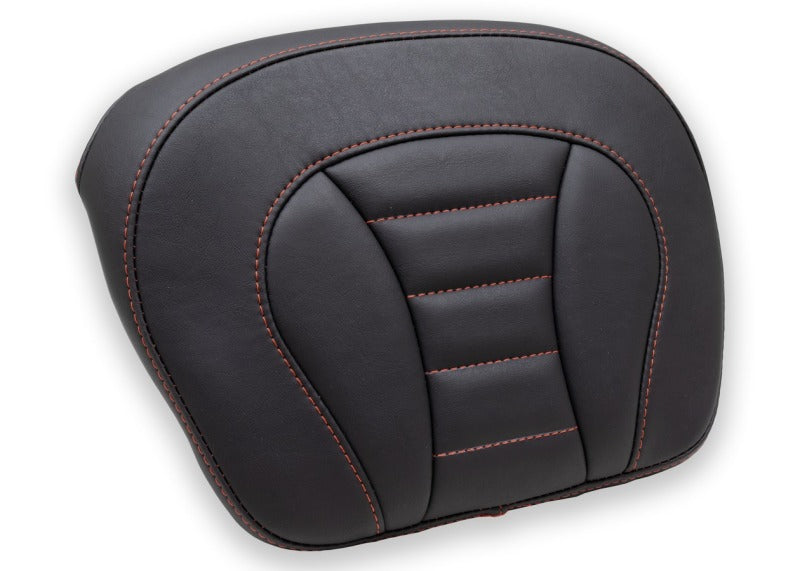 Mustang Motorcycle Mustang 08-21 Harley FL Touring Accessories Tour-Pak Pad w/Red Stitch - Black