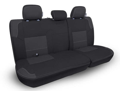 PRP Seats PRP 12-15 Toyota Tacoma Rear Bench Cover Double Cab - Black/Grey