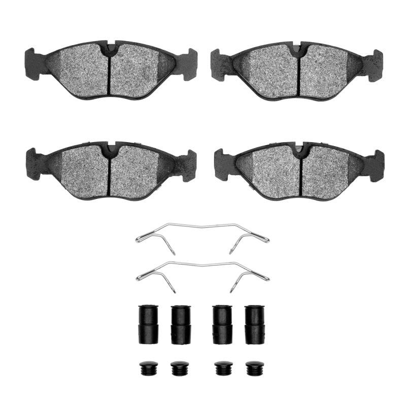 R1 Concepts R1 88-98 Saab 9000 Front Ceramic Pads & Hardware Kit