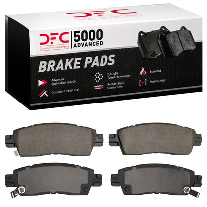 DFC 02-19 Buick Rainier Rear 5000 Advanced Ceramic Brake Pads