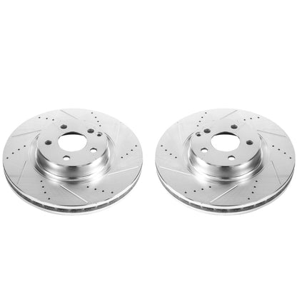 PowerStop Power Stop 07-09 Mercedes-Benz E350 Front Evolution Drilled & Slotted Rotors - Pair