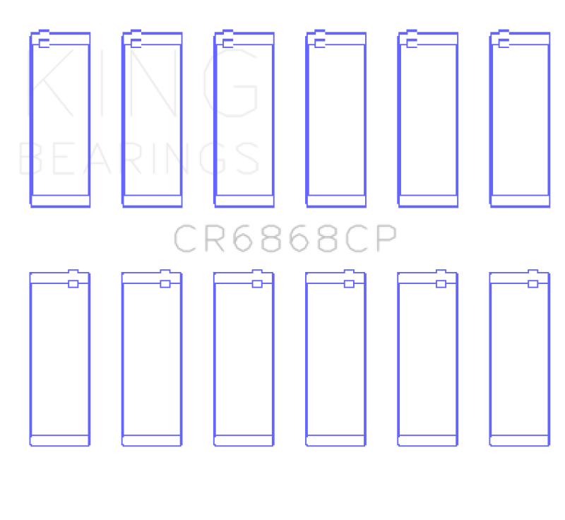 King Engine Bearings MERCEDES BENZ M 272.911 / M 272.920 Connecting Rod Bearing Set