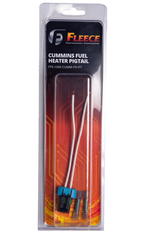 Fleece Performance 00-18 Dodge 2500/3500Cummins 5.9L/6.7L Fuel Heater Connector & 6in Pigtail