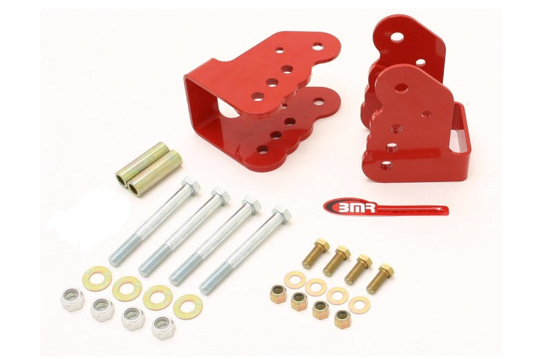 BMR Suspension BMR 78-87 G-Body Bolt-On Control Arm Relocation Brackets - Red