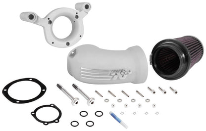 K&N Engineering K&N 08-17 Harley-Davidson Touring Models Performance Air Intake System - Silver