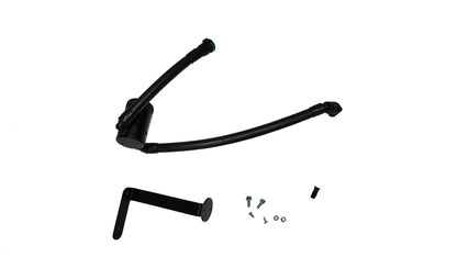J&L 15-17 Ford F-150 5.0L Oil Separator 3.0 PCV Side - Black Anodized
