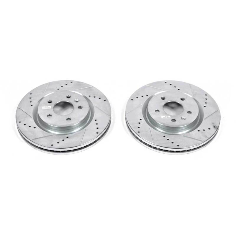PowerStop Power Stop 11-19 Ford Explorer Front Evolution Drilled & Slotted Rotors - Pair