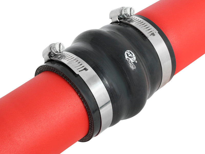 aFe BladeRunner 2.5-2.75in Red Intercooler Tube Cold Side w/ Couplings & Clamps Kit 13-16 BMW F30