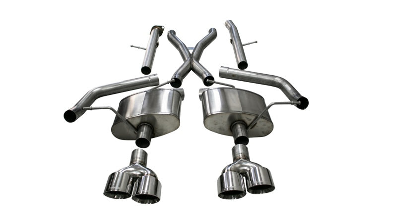 CORSA Performance Corsa 18-21 Jeep Grand Cherokee TrackHawk 6.2L Xtreme Cat-Back Dual Rear Exit w/4.5in Polished Tips