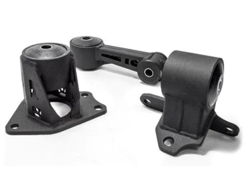 Innovative Mounts Innovative 09-13 Honda FIT/JAZZ L-Series Black Steel Mounts 85A Bushings