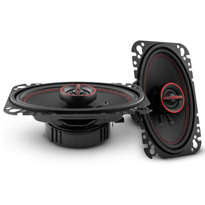 DS18 4x6in 45 Watts RMS 4 ohm 2-Way Coaxial System Universal Fit
