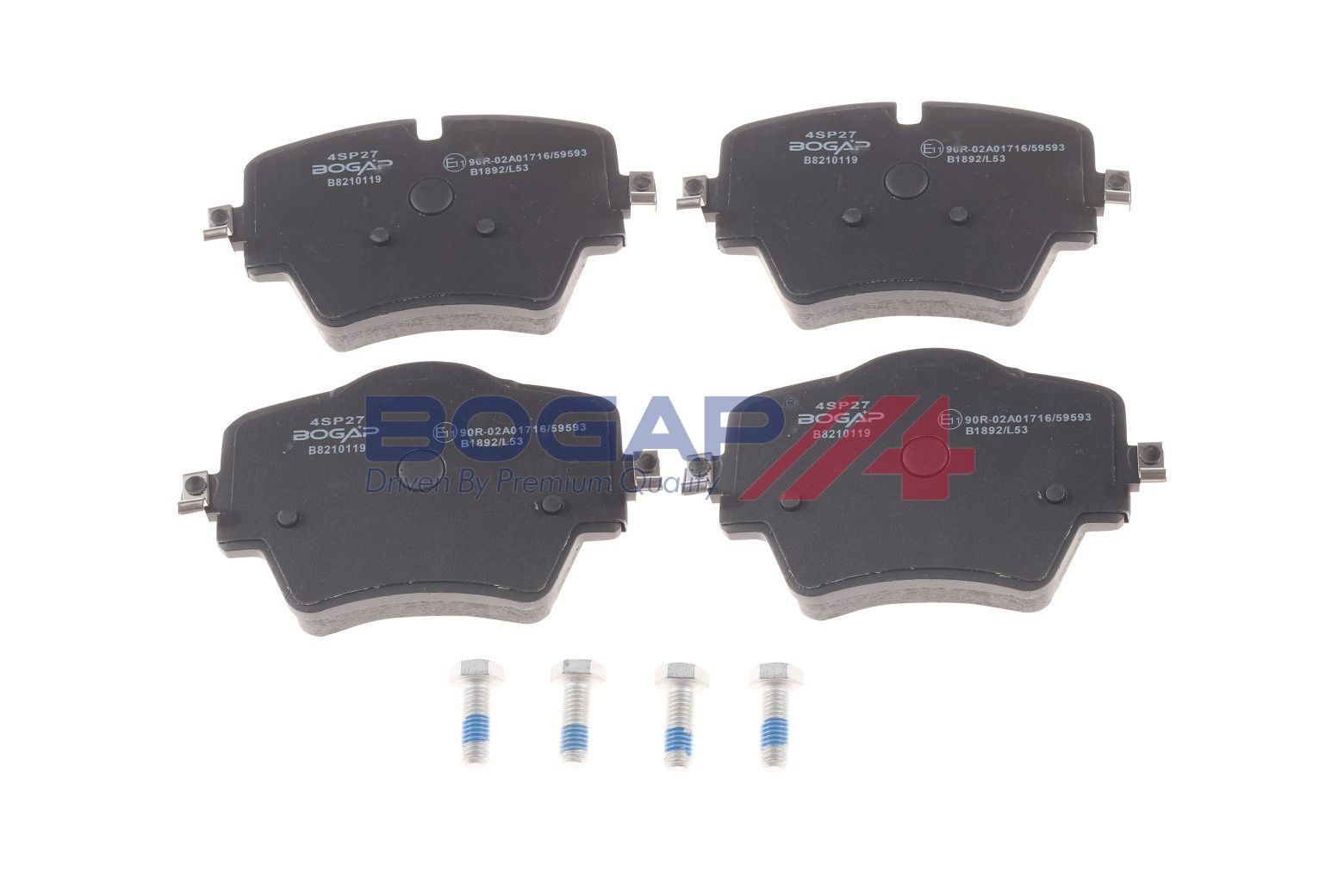 BOGAP B8210119 Brake Pad Set, Disc Brake | ML Performance Car Parts