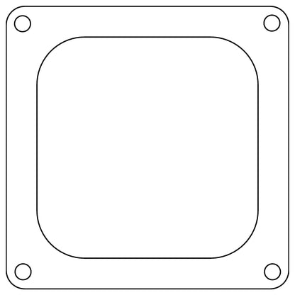 Cometic Gasket Cometic Holley 4500 Dominator .047in Fiber Carburetor Gasket - 4.775in x 4.775in - Open Plenum