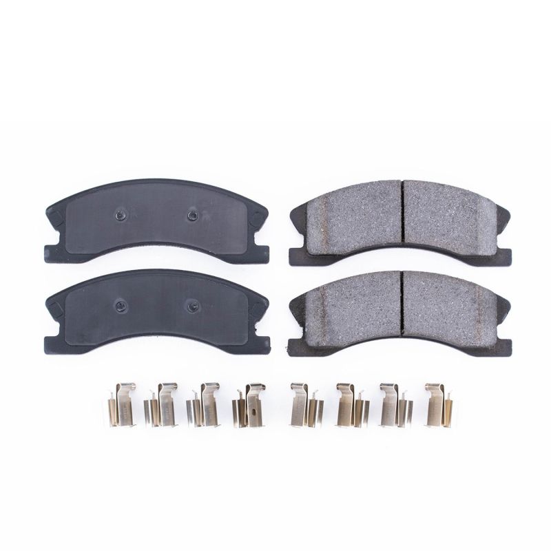 PowerStop Power Stop 99-04 Jeep Grand Cherokee Front Z17 Evolution Ceramic Brake Pads w/Hardware