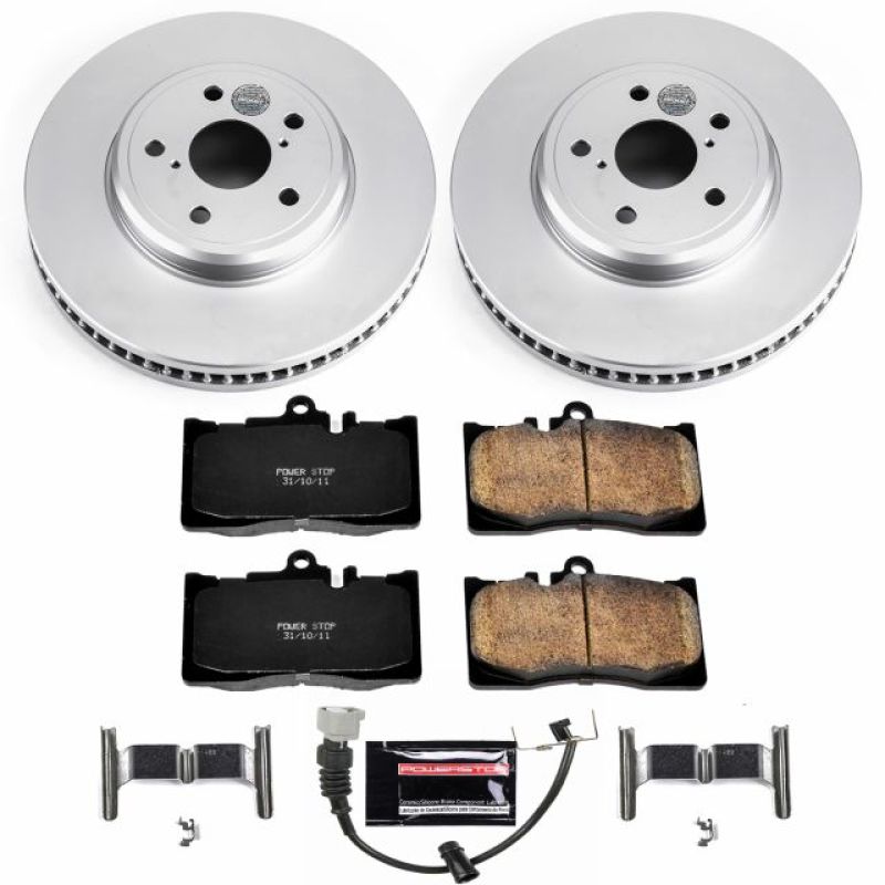 PowerStop Power Stop 01-06 Lexus LS430 Front Z17 Evolution Geomet Coated Brake Kit