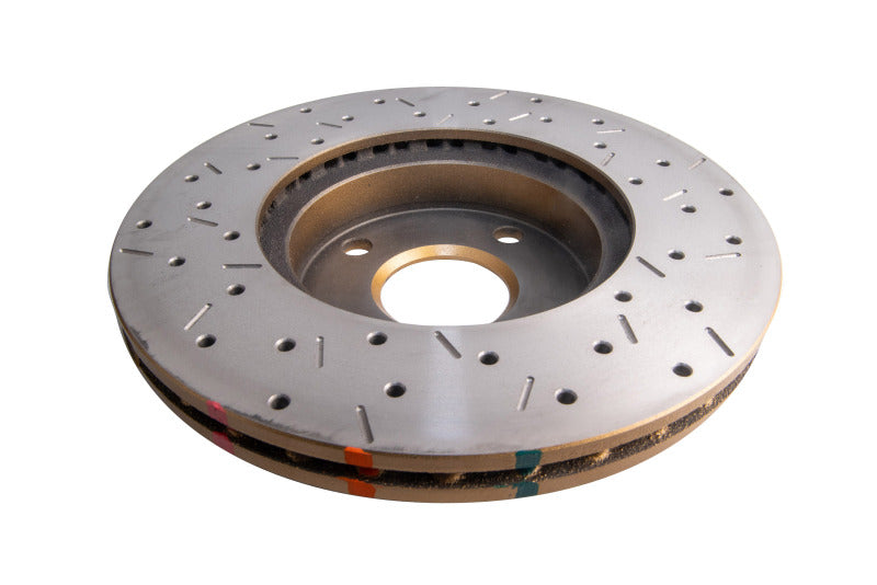 DBA 94-97/99-05 MX-5 Miata Front Drilled & Slotted 4000 Series Rotor