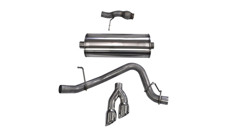 CORSA Performance Corsa 2015-2020 Chevy Tahoe/GMC Yukon Cat-Back Exhaust Sport 3in Single Side Twin Polished 4in Tips