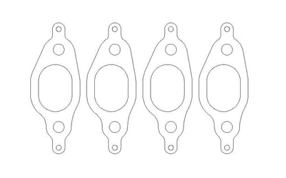 Cometic Gasket Cometic VW 1.8L 8V 77-99 Exhaust Set .030 inch MLS Head Gasket 1.060 inch X 1.480 inch Port