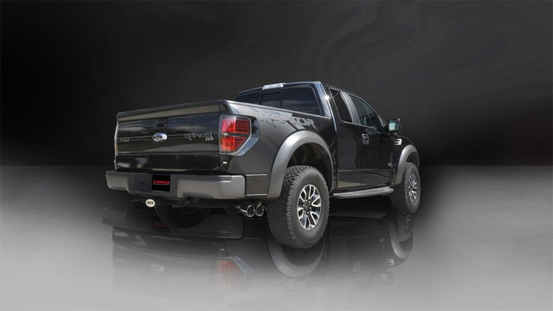 CORSA Performance Corsa 2011-14 Ford F-150 Raptor 6.2L V8 133in Wheelbase Xtreme Cat-Back Resonator Delete Kit Exhaust