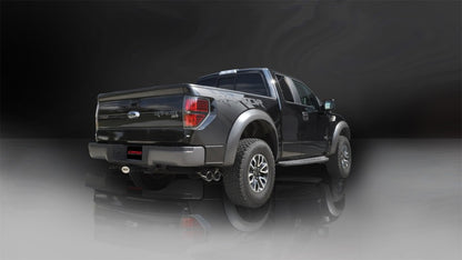 CORSA Performance Corsa 2011-14 Ford F-150 Raptor 6.2L V8 133in Wheelbase Xtreme Cat-Back Resonator Delete Kit Exhaust