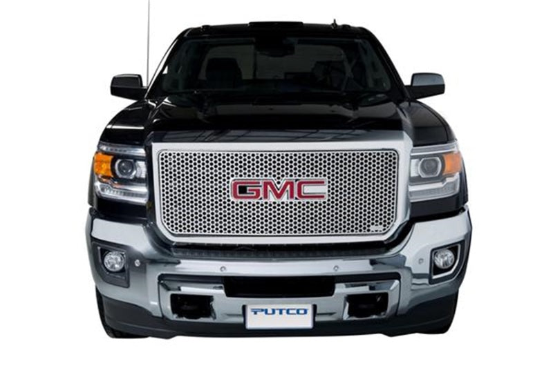 Putco 15-19 GMC Sierra HD (Does not Fit in All Terrain Model) Punch Stainless Steel Grilles